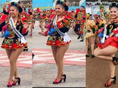 Milena Warthon cumple su sueño en la Virgen de la Candelaria: “He pedido a la Virgencita por mi familia”