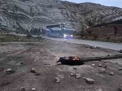 Paro por Nueva Carretera Central no se siente en Huancayo y trabajadores del Gore Junín bloquean vía en La Oroya