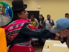 Mujer fingió ser campesina para respaldar campaña de López Aliaga en Puno