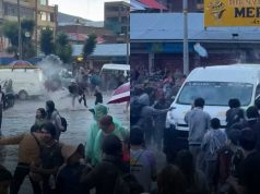 Carnavales se descontrolan en Huancayo: arrojan agua de desagüe y atacan combis con pasajeros
