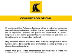 “PAÍS PARA TODOS” DE CARLOS ÁLVAREZ CUESTIONA PACTOS EN EL CONGRESO