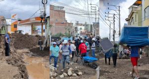 Arequipa entre el barro, la odisea de rescatar el hogar tras segundo desborde en Yanahuara (FOTOS Y VIDEO)