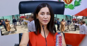 Arequipa: Médico encara a congresista Kelly Portalatino en hospital Goyeneche y le grita «corrupta» (VIDEO)