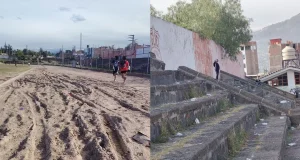 Advierten pésimo estado del estadio Leoncio Prado tras desarrollo de carnaval rural