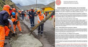 Colegio de Ingenieros cuestionan trabajos del GORE en la vía los Libertadores y advierten que podrían empeorar la carretera