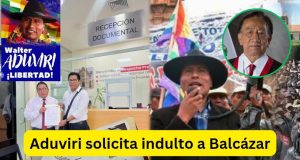 Tras pedido de Pedro Castillo, Walter Aduviri también le pide indulto al presidente Balcázar