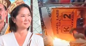 LE HACEN CORRER A KEIKO DE MITIN