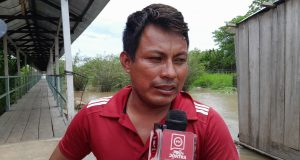 “JORGE CHÁVEZ” EVALÚA REUBICARSE POR AVANCE DEL RÍO