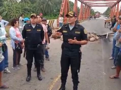 Productores de arroz inician huelga nacional y bloquean tramos de la carretera Fernando Belaunde Terry