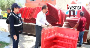Municipio de Trujillo dejó de invertir S/2,6 millones en prevención y ahora coloca barreras de plástico para frenar huaicos