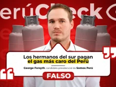 ¿El sur del Perú paga el gas más caro? Datos oficiales contradicen a George Forsyth