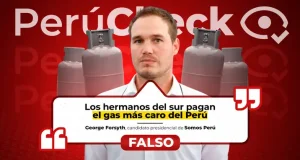 ¿El sur del Perú paga el gas más caro? Datos oficiales contradicen a George Forsyth