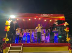 ALCALDE OLMEX ESCALANTE CHOTA INAUGURA PISTAS Y VEREDAS DEL PASAJE 2