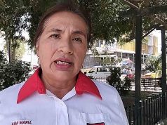 Con orden de captura vigente, fundadora de Perú Libre y candidata al Senado continúa en campaña