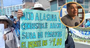 El incremento del pasaje urbano en Arequipa queda en manos del MEF