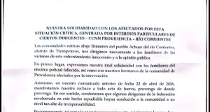 COMUNIDADES ACHUAR CUESTIONAN HECHOS EN RÍO CORRIENTES