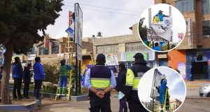 Juliaca: autoridades retiran anuncios publicitarios electorales de principales avenidas