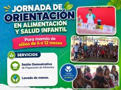 SEGUIMOS CON LAS JORNADAS DE ORIENTACIÓN EN ALIMENTACIÓN Y SALUD INFANTIL