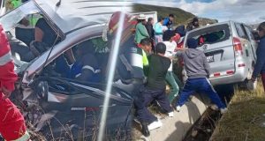 Puno: accidente en la Interoceánica deja varios heridos, entre ellos menores, en ruta hacia Macusani