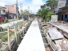 Gorel-Opipp verifica avance de obra del asfaltado de principales calles de Iquitos ,y; trabajos del alcantarillado desde la calle Tacna hasta la Castilla