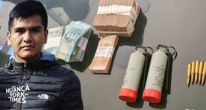 Incautan S/177 mil, municiones y granadas lacrimógenas a banda de ‘Jhon Pichari’ en Huancayo