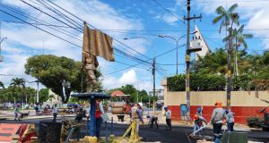 GOREL–OPIPP VERIFICA PAVIMENTACIÓN DE DOS CUADRAS DE LA AVENIDA MARISCAL CÁCERES