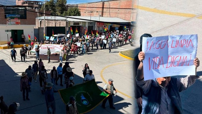 Ayacucho: Marchan en contra la instalación de planta procesadora de minerales