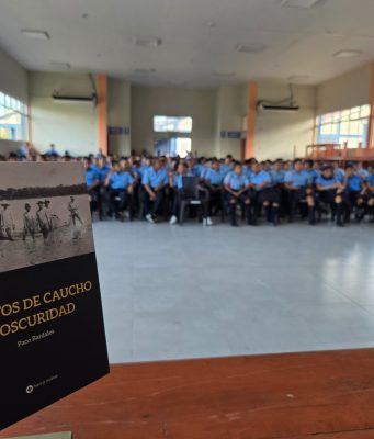 TRILOGÍA SOBRE CAUCHO RECORRE COLEGIOS DE LORETO