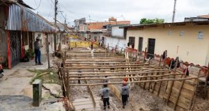 AVANZAN LOS TRABAJOS EN MÁS DE 30 CUADRAS DEL ASENTAMIENTO HUMANO SOL NACIENTE