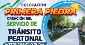 ¡COLOCACIÓN PRIMERA PIEDRA DE UNA OBRA QUE TRANSFORMARÁ LA MOVILIDAD Y SEGURIDAD DE NUESTRA POBLACIÓN!