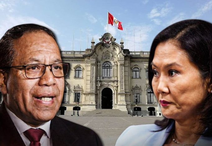 NOTA 1 KEIKO Y ROBERTO SÁNCHEZ EN PALACIO