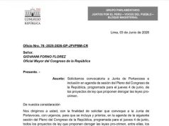 SÁNCHEZ PIDE QUE CONGRESO DEBATA SOBRE CRIMEN ORGANIZADO