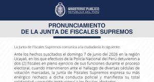 RECHAZAN DETENCIÓN DE MAGISTRADOS EN UCAYALI