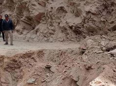 Pase restringido a Huancayo por colapso de carretera
