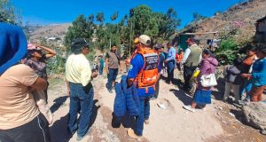 Ayacucho: Urge evacuación de familias tras deslizamiento en Huascahura