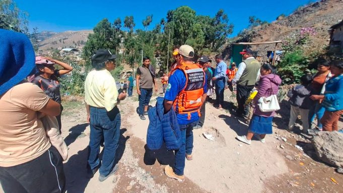 Ayacucho: Urge evacuación de familias tras deslizamiento en Huascahura