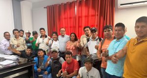 OPIPP informa a dirigentes sobre el avance de los proyectos de electrificación para comunidades de la carretera Iquitos–Nauta y Cabo López