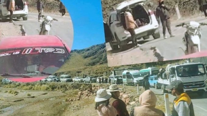 Putina: delincuentes armados asaltan cerca de 40 vehículos en la ruta hacia La Rinconada y Juliaca
