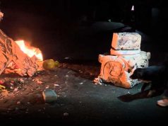 Histórico Señor de Cani Cruz se desploma tras los tres sismos que remecieron Junín esta noche