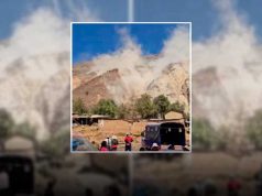IGP: Cerro Pucaá sigue inestable; réplicas y lluvias seguirán causando derrumbes con nubes de polvo