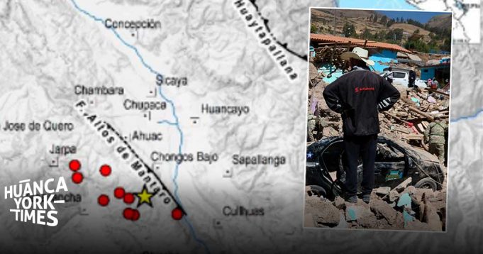 Altos del Mantaro, una falla de 50 km que estaba inactiva, causó el sismo que devastó Pumpunya