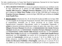 ORDENAN LIBERAR A PRESUNTOS INTEGRANTES DE «LOS PELUDOS»