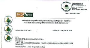 PERUPETRO ANUNCIA AUDITORÍA AL FONDO DE DESARROLLO DE PUINAHUA