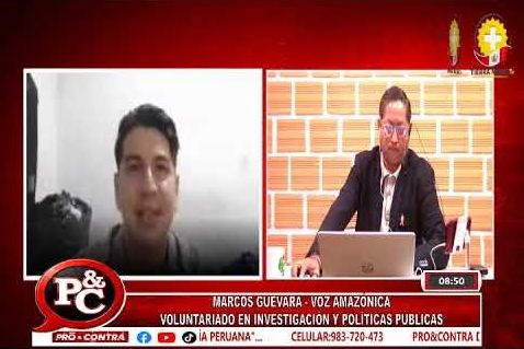 NOTA 4 MARCOS GUEVARA - DIRECTOR GENERAL DE VOZ AMAZÓNICA