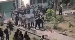 DENUNCIAN INGRESO POLICIAL DURANTE PROTESTAS EN UNU
